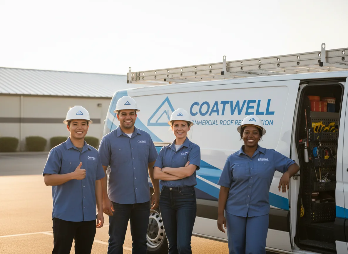 Commercial roof coating company in Dawson, TX